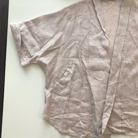 100% Linen Jacket by Stella Martini NWOT - Picture 4 of 9